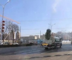 疫情防控，西峰在行动，雾炮消毒 西峰城区开启空间消杀模式